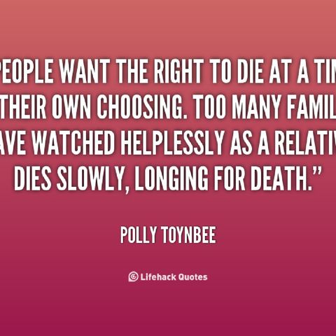 THE RIGHT TO DIE ACT