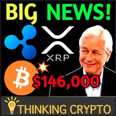 XRP Removed From Grayscale Fund & Tetragon Ripple Lawsuit - JP Morgan $146K Bitcoin Price Prediction