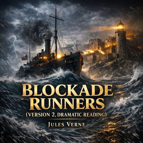 🟡 Blockade Runners (Version 2, Dramatic Reading) (Alternative Reading) (Full Audiobook) | Jules Verne