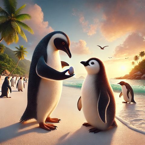  Já se perguntou se os pinguins acreditam no romance?