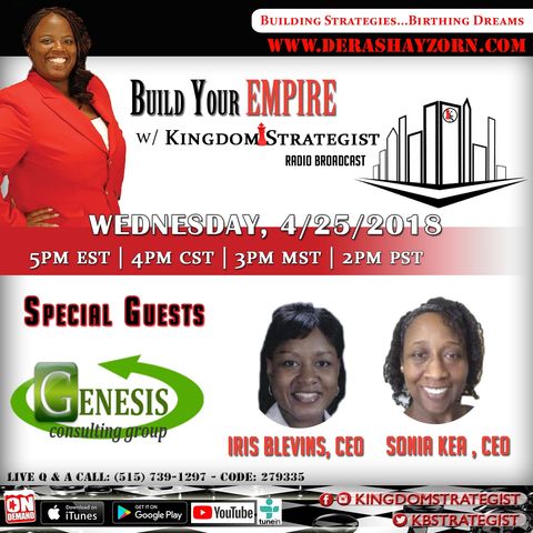 Build Your Empire welcomes Genesis Consulting Group, LLC, l