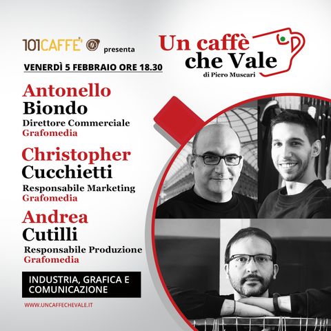 Antonello Biondo, Christopher Cucchietti e Andrea Cutilli: Industria, grafica e comunicazione