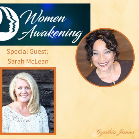 Cynthia with Sarah McLean an inspiring, contemporary teacher of meditation and mindfulness