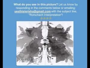 Rorschach Test  Comment What You See Below