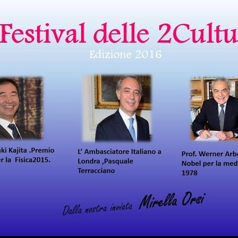 Evento Le 2culture  - Ambasciatore Pasquale Terracciano. Presidente di Biogem e il premio Nobel Werner Arber