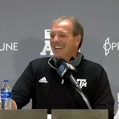 Aggie Football Coach Fisher Visits Gives Update on Fall Camp