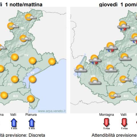 Previsioni meteo 30/07-02/08, i primi giorni di agosto portano tempo variabile