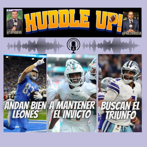 #HuddleUP Previo Semana 4 #NFL @TapaNava @PabloViruega