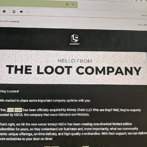 Loot Crate Is Now The Loot Company
