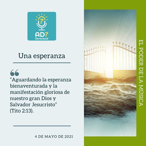 4 de mayo - Una esperanza - Devocional de Jóvenes - Etiquetas Para Reflexionar