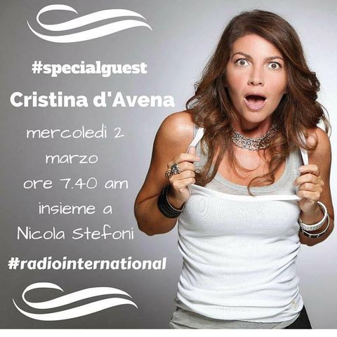 Cristina D'Avena ospite di Nicola Stefoni 2/3/2016