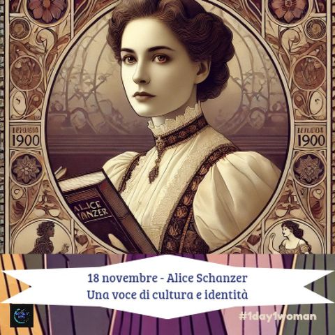 #1day1woman Alice Schanzer: una voce di cultura e identità