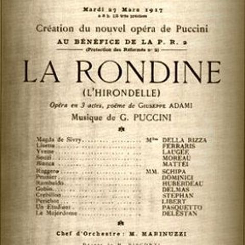 Tutto nel Mondo è Burla Stasera all'Opera - G. Puccini "La Rondine"