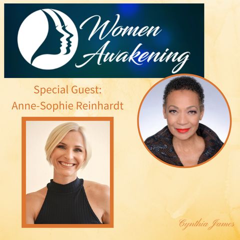 Cynthia with Mind-body and Leadership Coach, Author, Podcast Host Anne-Sophie Reinhardt