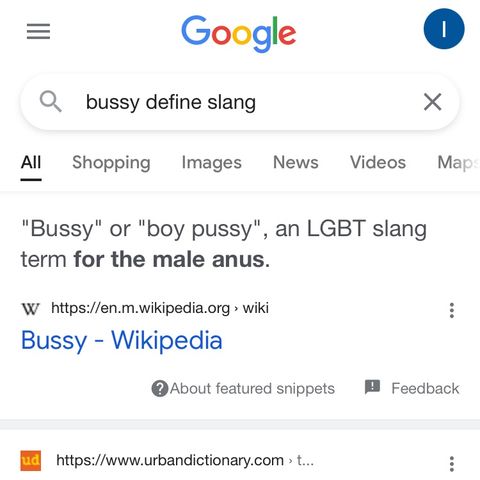I found out what a Bussy is today and now I can’t unknow this ••••