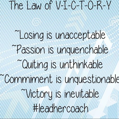 Law #15 The Law of Victory
