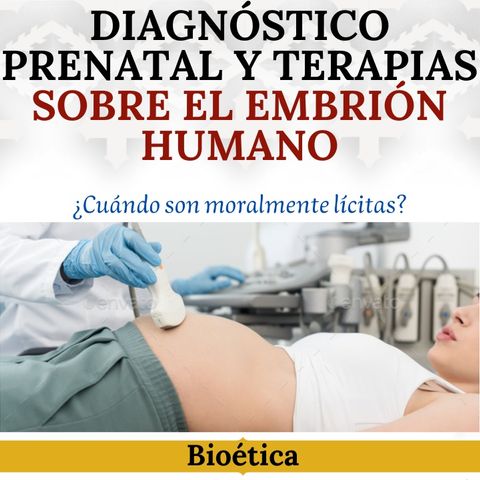 Diagnóstico prenatal y terapias sobre el embrión humano. ¿Cuándo son moralmente lícitas?