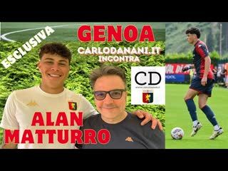 GENOA-Carlodanani.it in ESCLUSIVA incontra ALAN MATTURRO. Ascolta l'intervista al difensore ROSSOBLU