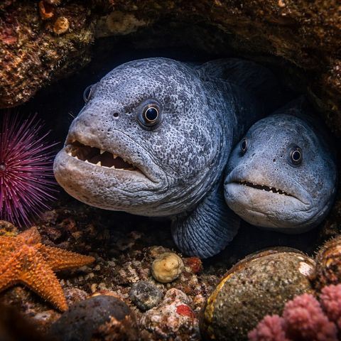 Wolf Eels Are Monogamous Monsters
