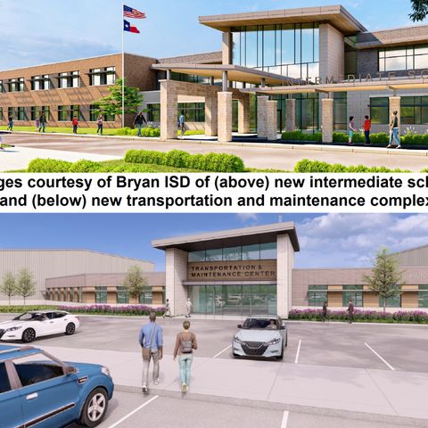 Bryan ISD school approves first draft designs of the new intermediate school and new transportation and maintenance complex