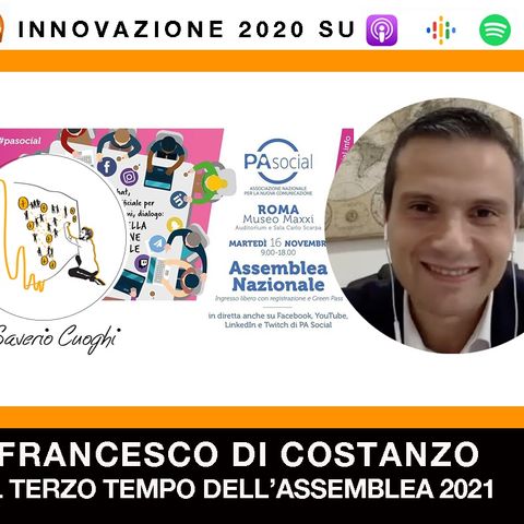 Francesco DI Costanzo | Il terzo tempo di Pa Social Assemblea 2021