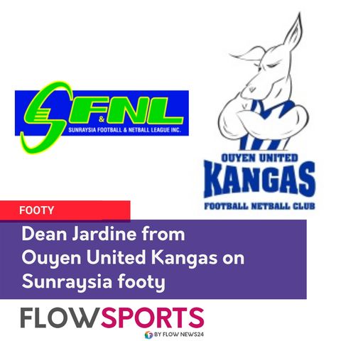 Dean Jardine co-coach of Ouyen United fresh off the bye as the Kangas travel to Merbein Magpies