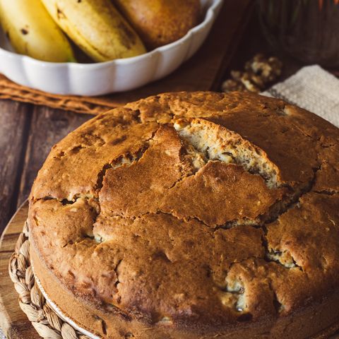 Torta pere, banane e noci