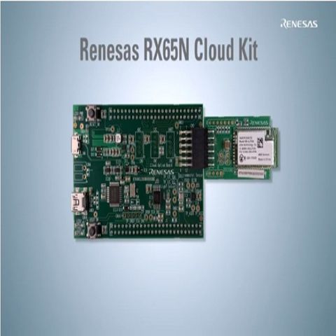 Renesas: Getting Started with Renesas RX65N Cloud Kit