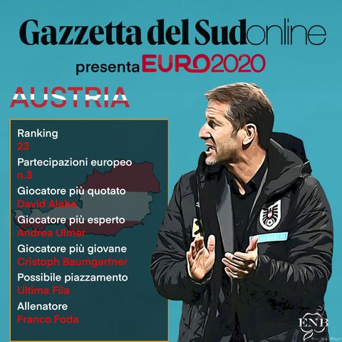 Euro 2020 Girone D, “Gazzetta presenta”: ecco l‘Austria con un pizzico tricolore