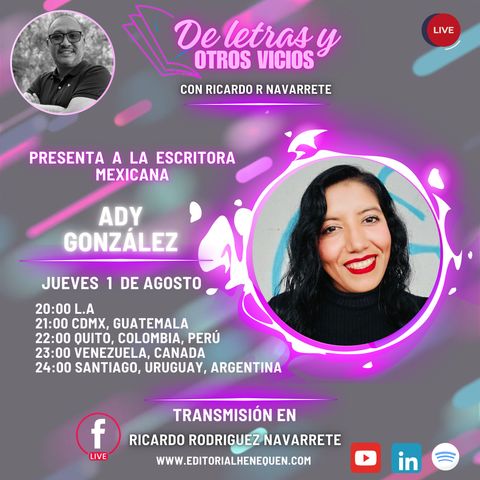 ESCRITORA ADY GONZÁLEZ EP.24