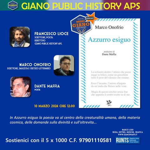 AZZURRO ESIGUO | Francesco LIOCE dialoga con Marco ONOFRIO e Dante MAFFIA