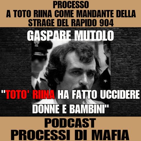 Gaspare Mutolo "Totò Riina ha fatto uccidere donne e bambini" - Processo a Salvatore Riina come mandante della strage rapido 904