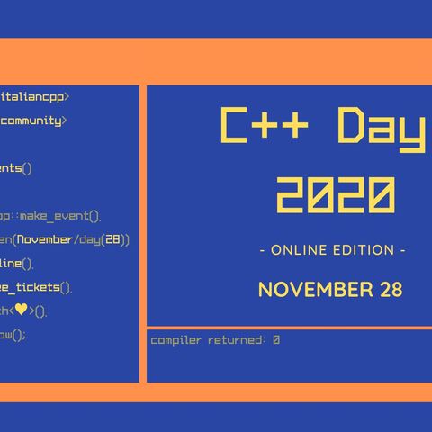 Virtual C++ Day 2020 con Marco Arena