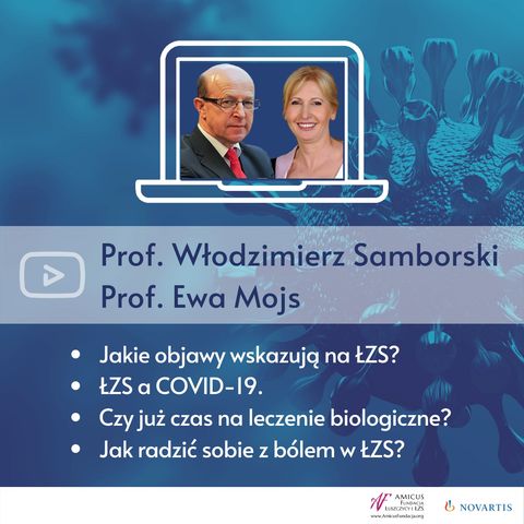 Prof. Włodzimierz Samborski i Prof. Ewa Mojs - ŁZS i COVID-19 - rekomendacje