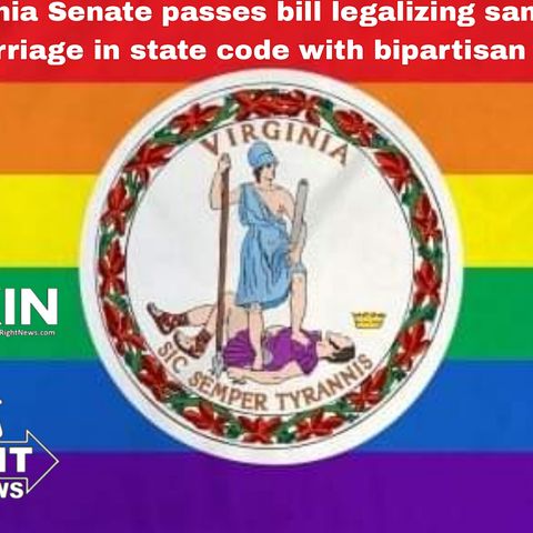 Virginia Senate passes bill legalizing same-sex marriage in state code with a bipartisan vote