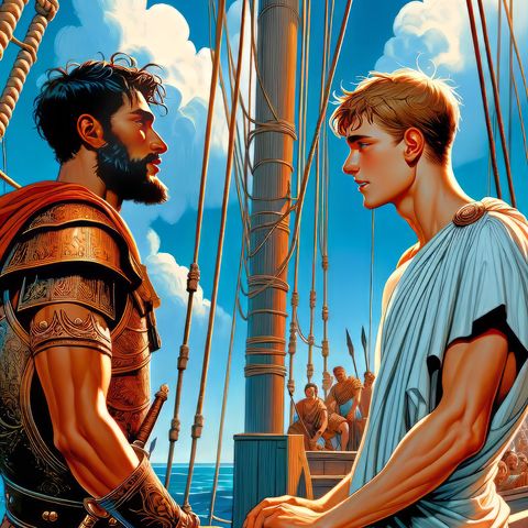 [César #3] La conversación de César con uno de los piratas