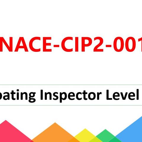 Coating Inspector Level 2 NACE-CIP2-001 Real Questions