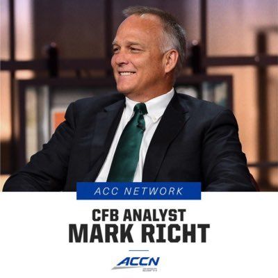 Former CFB Coach Mark Richt of the ACC Network Jan 9