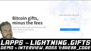 LAPPS - lightning.gifts, Demo + Interview with Ross @baebb_code