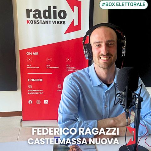BOX ELETTORALE - Il candidato sindaco al Comune di Castelmassa Federico Ragazzi
