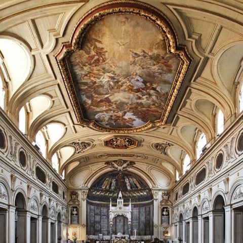Basilica di Santa Cecilia, rione Trastevere