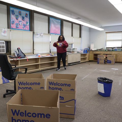 Packing up, moving out
