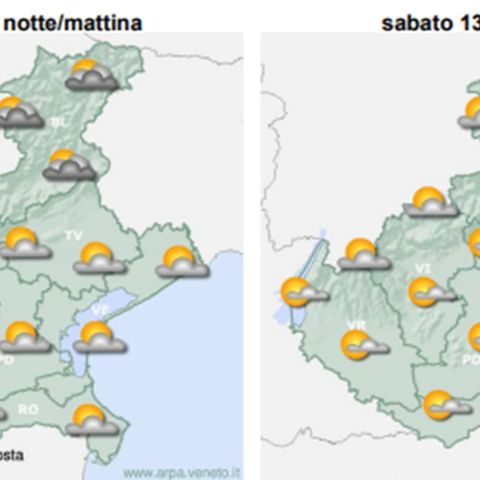 Previsioni meteo 12-15/07, tempo variabile in apertura di week end poi ancora caldo