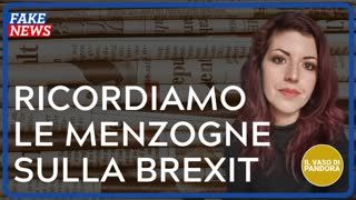 Mentre l'UK vola ricordiamo le menzogne sulla Brexit - Enrica Perucchietti