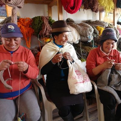 El regreso de America Latina - I maglioni delle signore dell'Equador
