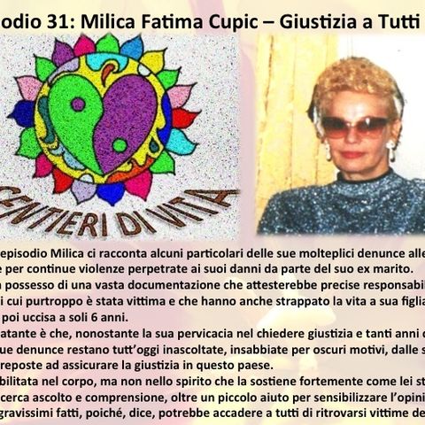 Ep.31 Milica Fatima Cupic - Giustizia