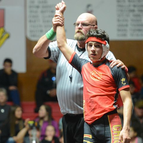 Chico senior wrestler Rieker Pineda displays toughness on and off the mat