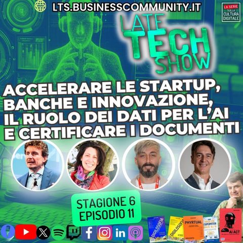 Accelerare le startup, banche e innovazione, il ruolo dei dati per l'AI e certificare i documenti