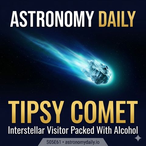 Tipsy Comet: Interstellar Visitor Loaded With Alcohol