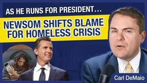 Guess Who Newsom Tries to Blame for His Failures on Homelessness